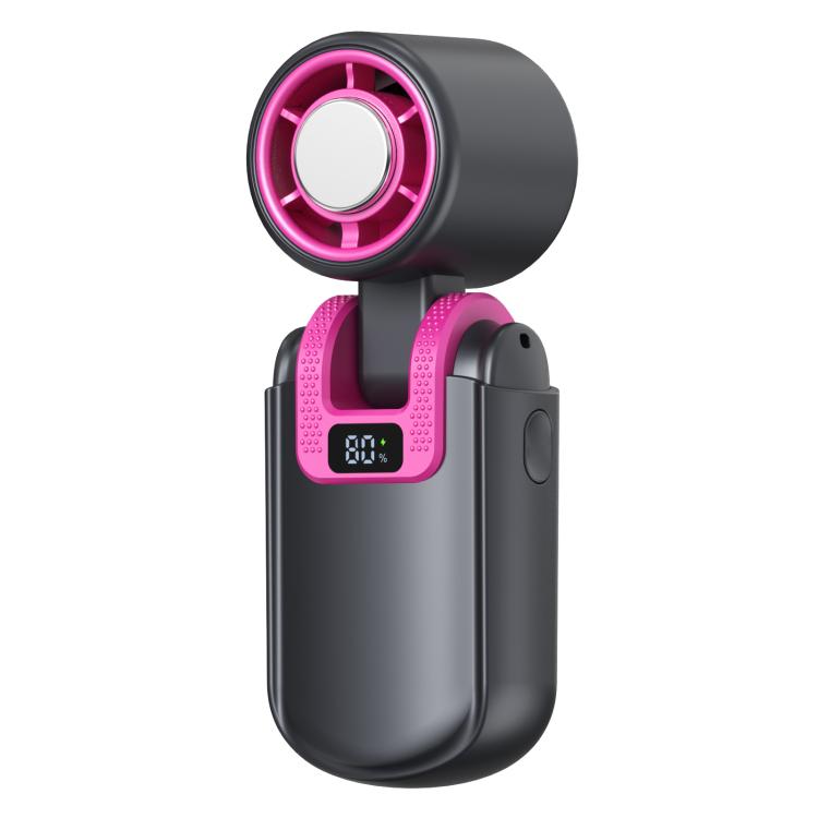 HX-F386 Mini ventola di raffreddamento pieghevole ad alta velocità con display digitale