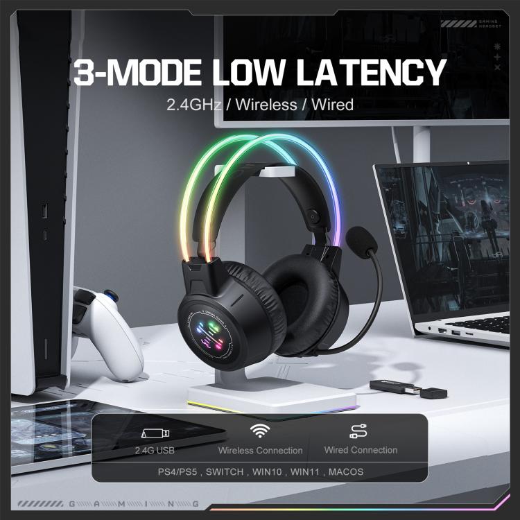 Cuffie da gioco Bluetooth 2.4G ONIKUMA GT889 RGB
