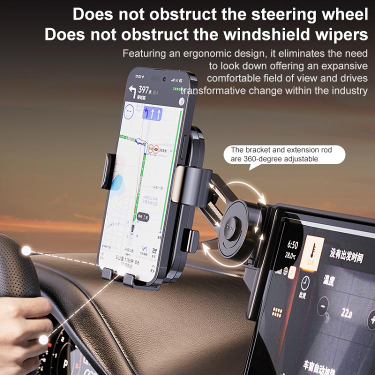 Supporto telefono auto con braccio estensibile per Toyota
