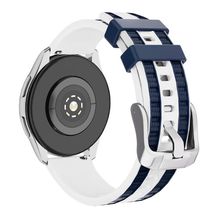 Cinturino in silicone bicolore 20mm 22mm per Galaxy Watch