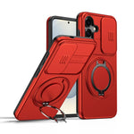 Custodia con schermo scorrevole e supporto magnetico per Galaxy A55 e A35 5G