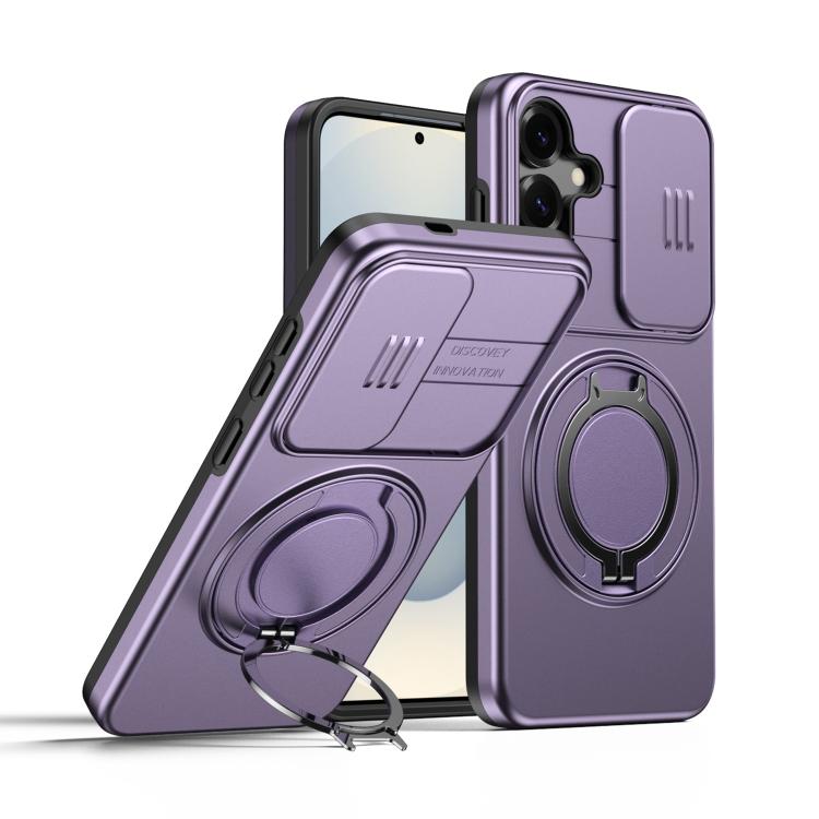 Custodia con schermo scorrevole e supporto magnetico per Galaxy A55 e A35 5G