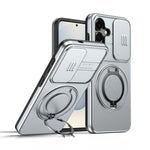Custodia con schermo scorrevole e supporto magnetico per Galaxy A55 e A35 5G