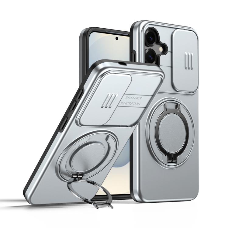 Custodia con schermo scorrevole e supporto magnetico per Galaxy A55 e A35 5G