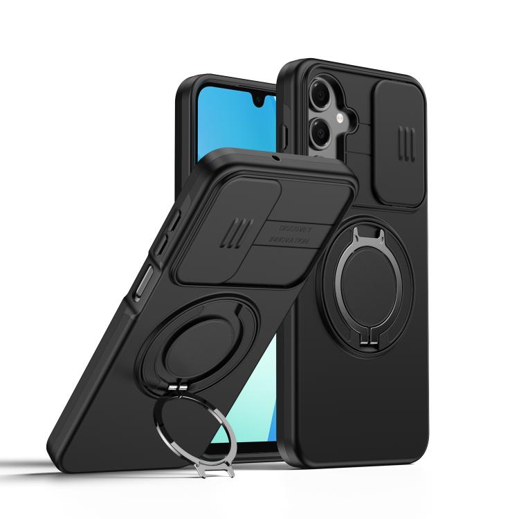 Custodia con schermo scorrevole e supporto magnetico per Galaxy A16 A17 A26