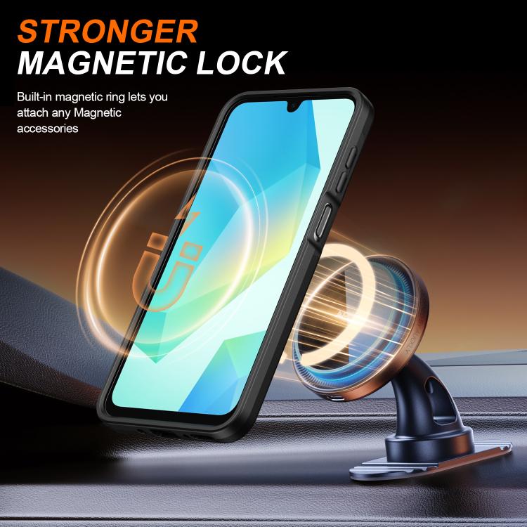 Custodia con schermo scorrevole e supporto magnetico per Galaxy A16 A17 A26