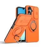 Custodia con schermo scorrevole e supporto magnetico per Galaxy A16 A17 A26
