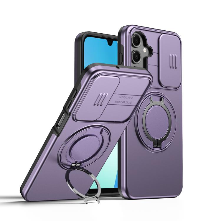 Custodia con schermo scorrevole e supporto magnetico per Galaxy A16 A17 A26