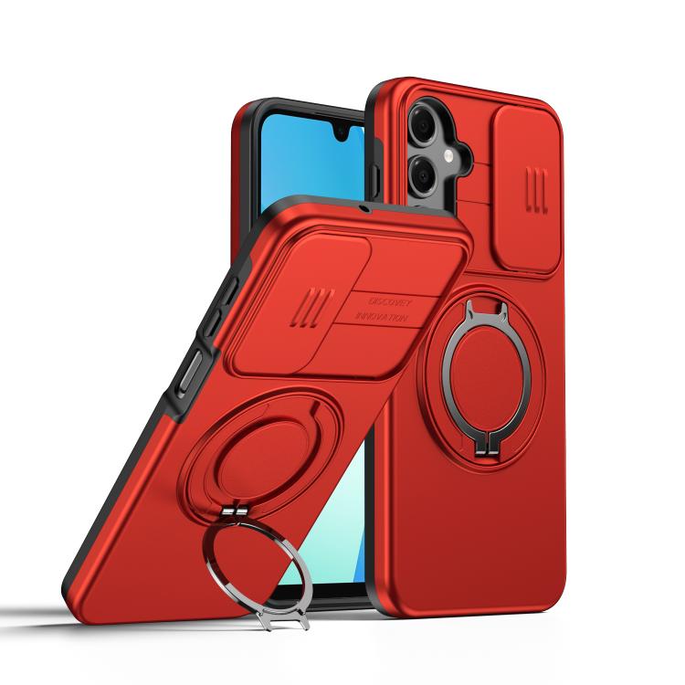 Custodia con schermo scorrevole e supporto magnetico per Galaxy A16 A17 A26