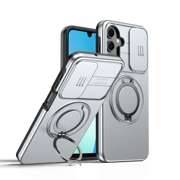 Custodia con schermo scorrevole e supporto magnetico per Galaxy A16 A17 A26