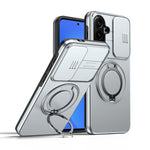 Custodia con schermo scorrevole e supporto magnetico per Galaxy A16 A17 A26