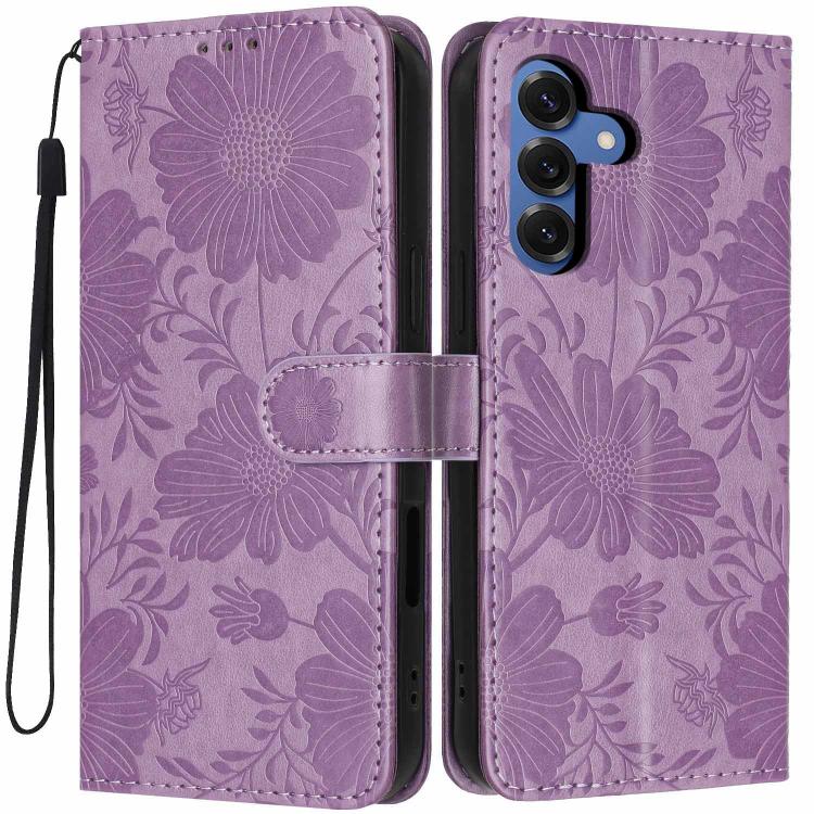 Custodia ecopelle con stampa girasole per Samsung Galaxy S25 FE, Edge, S25 e