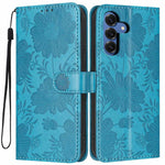 Custodia ecopelle con stampa girasole per Samsung Galaxy S25 FE, Edge, S25 e