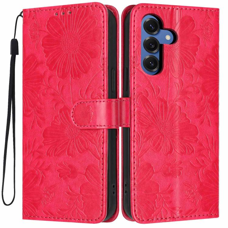Custodia ecopelle con stampa girasole per Samsung Galaxy S25 FE, Edge, S25 e