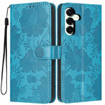 Custodia ecopelle con stampa girasole per Samsung Galaxy S25 FE, Edge, S25 e