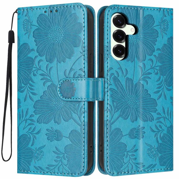 Custodia ecopelle con stampa girasole per Samsung Galaxy S25 FE, Edge, S25 e