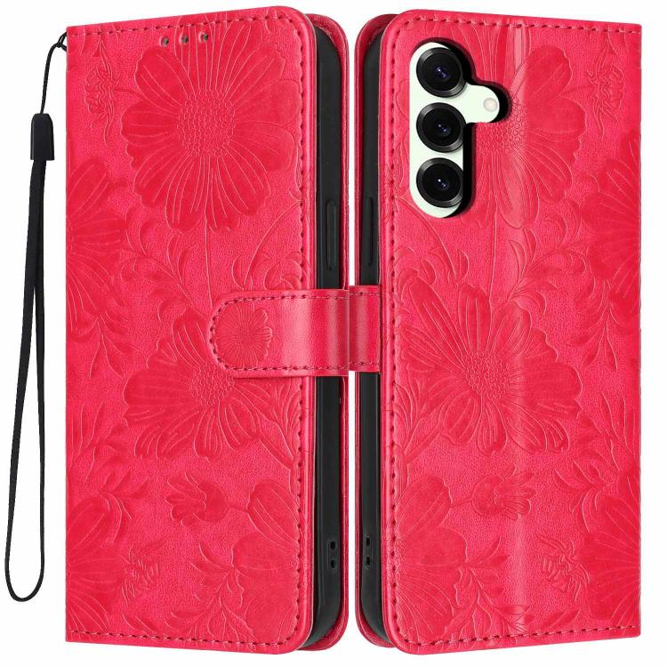 Custodia ecopelle con stampa girasole per Samsung Galaxy S25 FE, Edge, S25 e