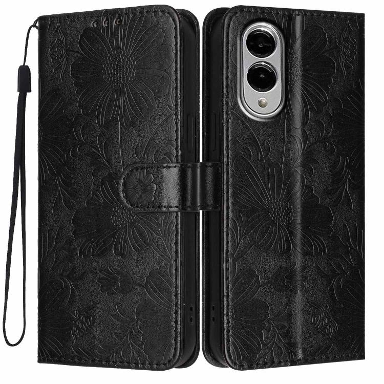 Custodia ecopelle con stampa girasole per Samsung Galaxy S25 FE, Edge, S25 e