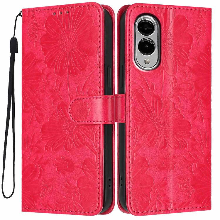 Custodia ecopelle con stampa girasole per Samsung Galaxy S25 FE, Edge, S25 e
