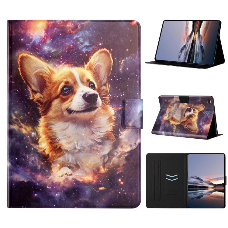 Custodia per tablet in pelle vegana con texture litchi per Samsung Galaxy Tab