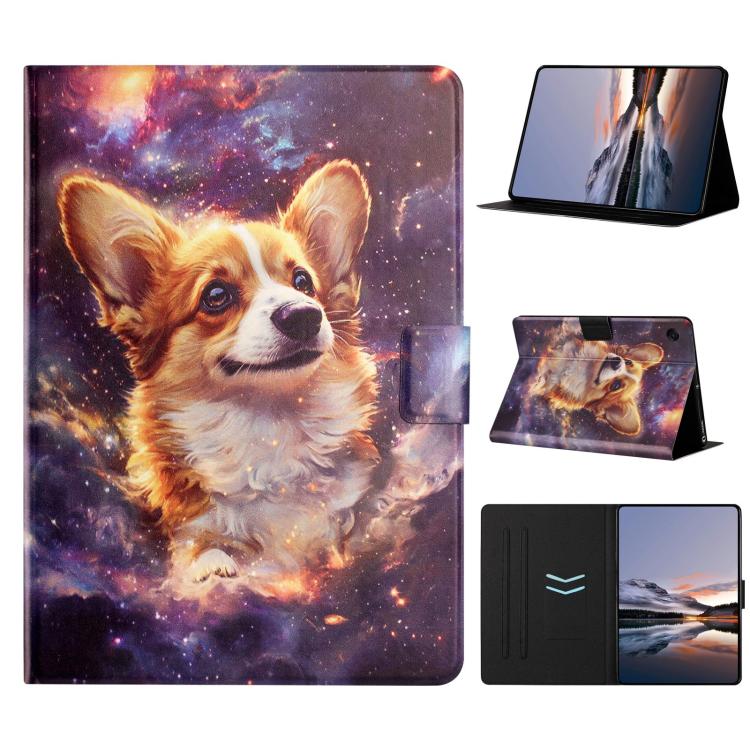 Custodia per tablet in pelle vegana con texture litchi per Samsung Galaxy Tab