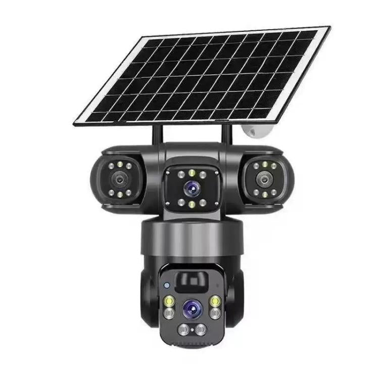 Telecamera sorveglianza wireless WiFi solare 6MP 360°
