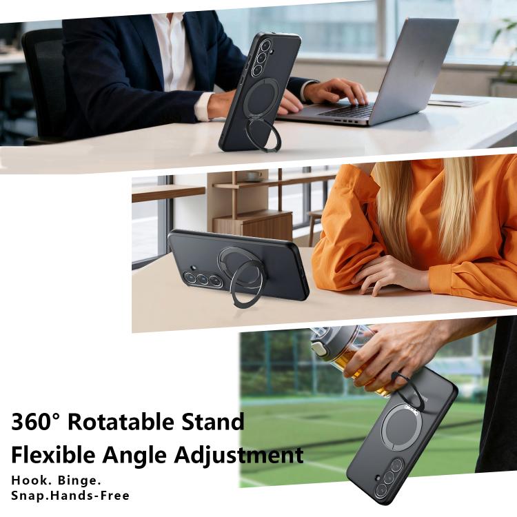 Custodia ibrida in PC e TPU con supporto magnetico per Galaxy S26 FE 5G, Samsung