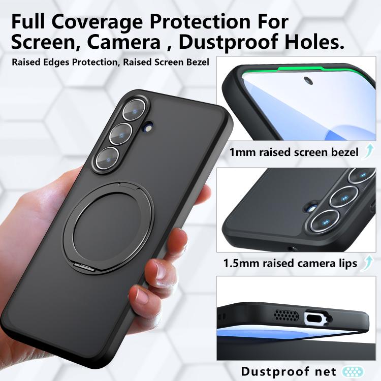 Custodia ibrida in PC e TPU con supporto magnetico per Galaxy S26 FE 5G, Samsung