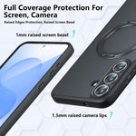 Custodia ibrida in PC e TPU con supporto magnetico per Galaxy S26 FE 5G, Samsung