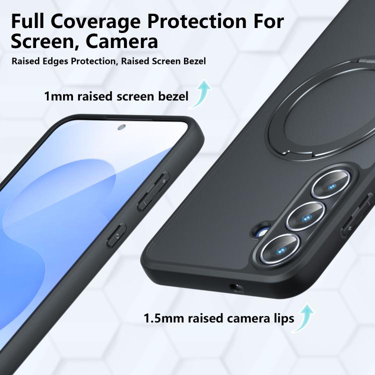 Custodia ibrida in PC e TPU con supporto magnetico per Galaxy S26 FE 5G, Samsung