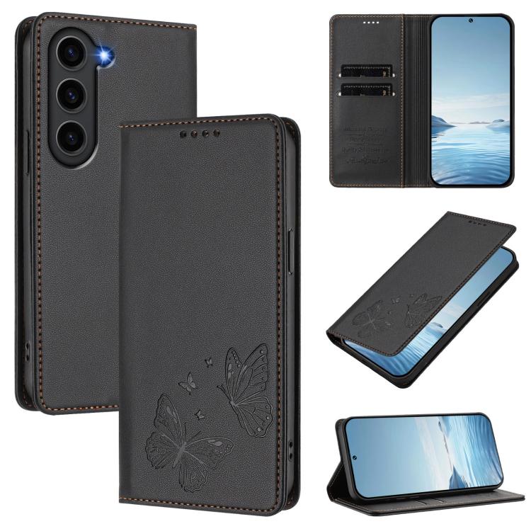 Custodia in ecopelle con doppia protezione RFID per Galaxy S23+ e S23 5G