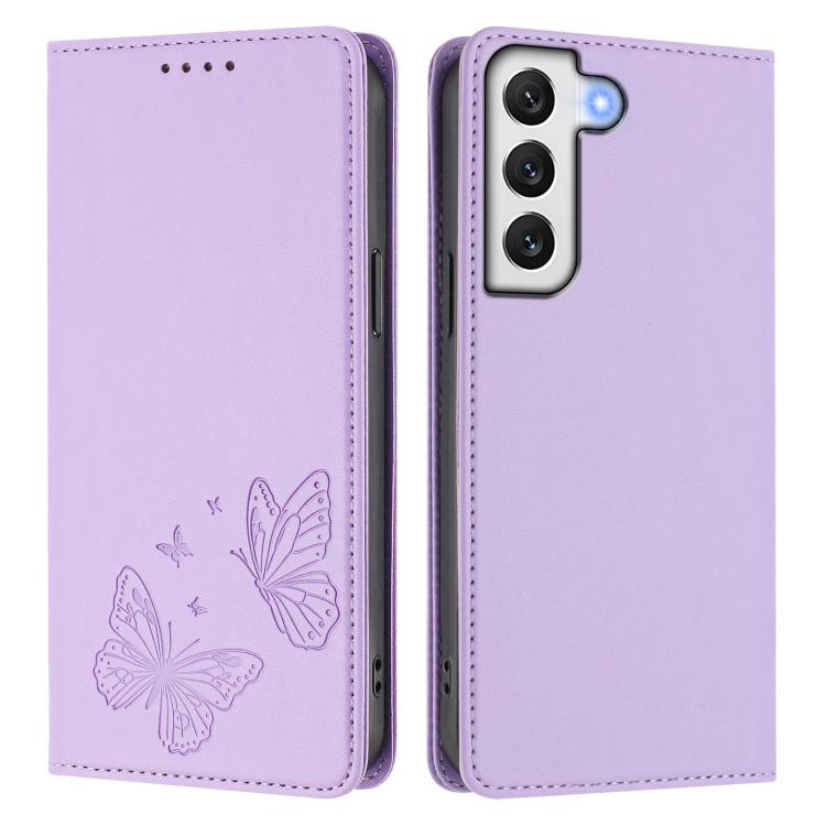 Custodia in ecopelle con doppia protezione RFID per Galaxy S22+ 5G e S20+