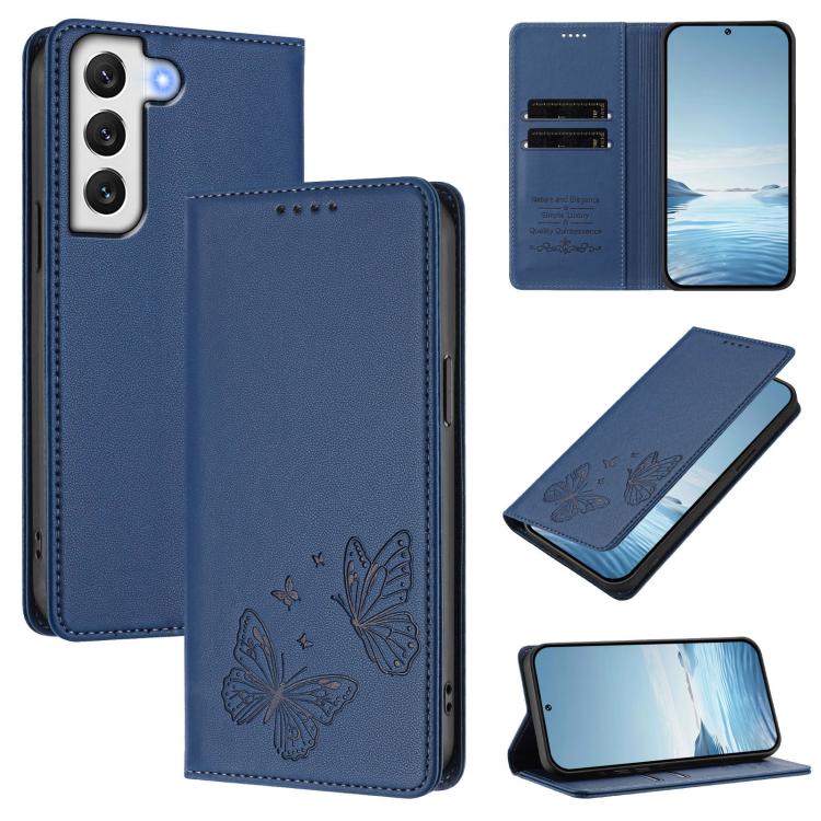 Custodia in ecopelle con doppia protezione RFID per Galaxy S22+ 5G e S20+