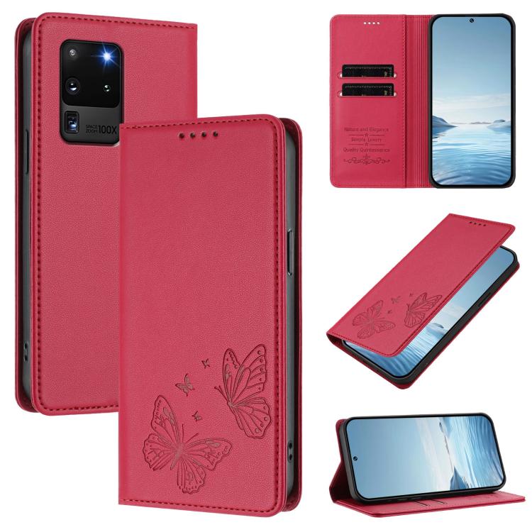 Custodia in ecopelle con doppia protezione RFID per Galaxy Note20 e S20 Ultra