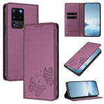 Custodia in ecopelle con doppia protezione RFID per Galaxy Note20 e S20 Ultra
