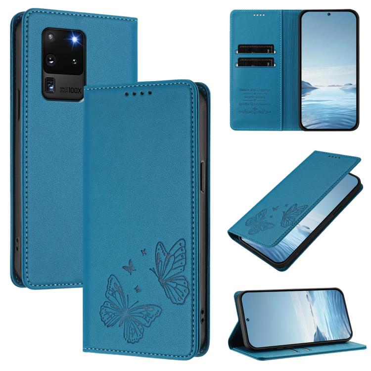 Custodia in ecopelle con doppia protezione RFID per Galaxy Note20 e S20 Ultra