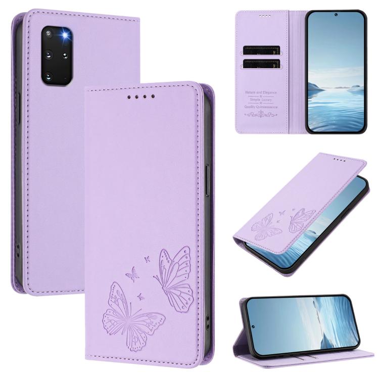 Custodia in ecopelle con doppia protezione RFID per Galaxy S22+ 5G e S20+