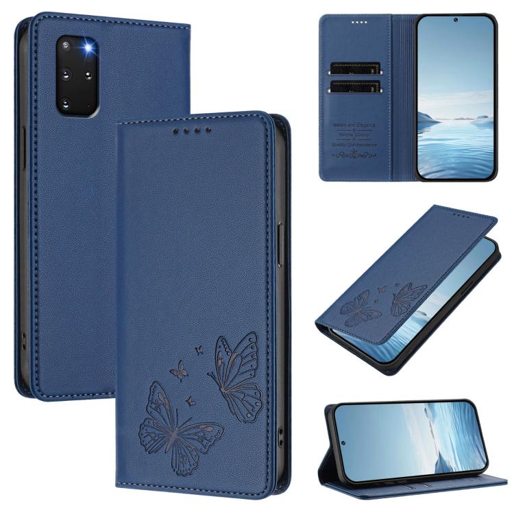Custodia in ecopelle con doppia protezione RFID per Galaxy S22+ 5G e S20+