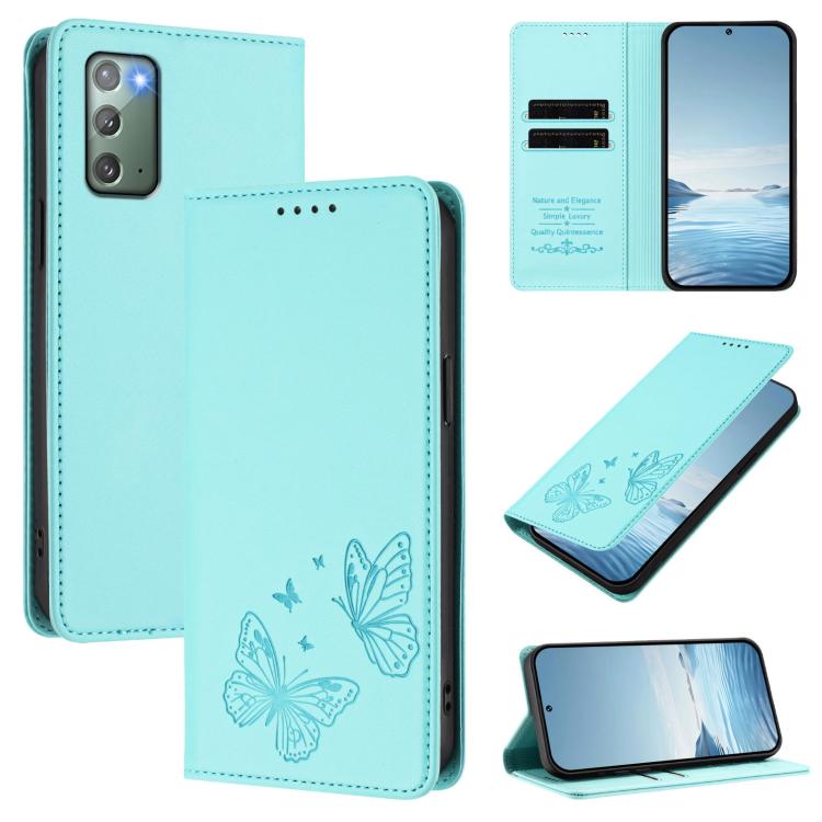 Custodia in ecopelle con doppia protezione RFID per Galaxy Note20 e S20 Ultra