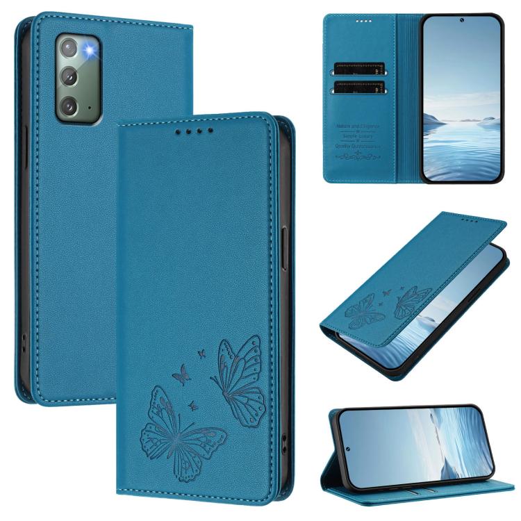 Custodia in ecopelle con doppia protezione RFID per Galaxy Note20 e S20 Ultra