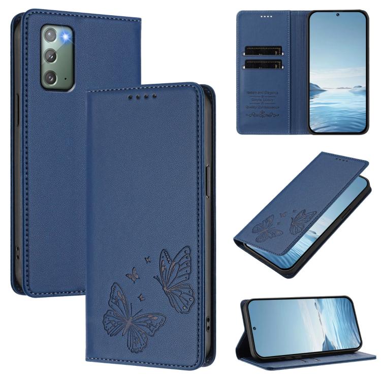 Custodia in ecopelle con doppia protezione RFID per Galaxy Note20 e S20 Ultra
