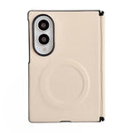 Custodia effetto pelle con anello magnetico per Galaxy Z Fold8 5G e Samsung