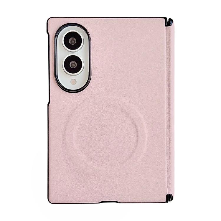 Custodia effetto pelle con anello magnetico per Galaxy Z Fold8 5G e Samsung
