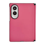 Custodia con asse magnetico e texture similpelle per Galaxy Z Fold8 5G e Samsung