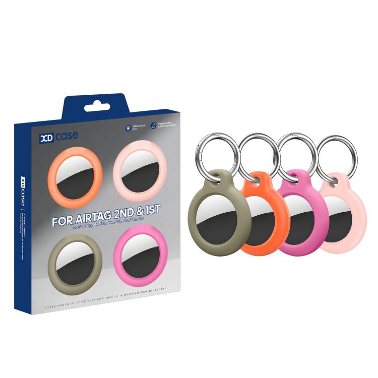 Set 4 custodie rigide in PC per Apple AirTag