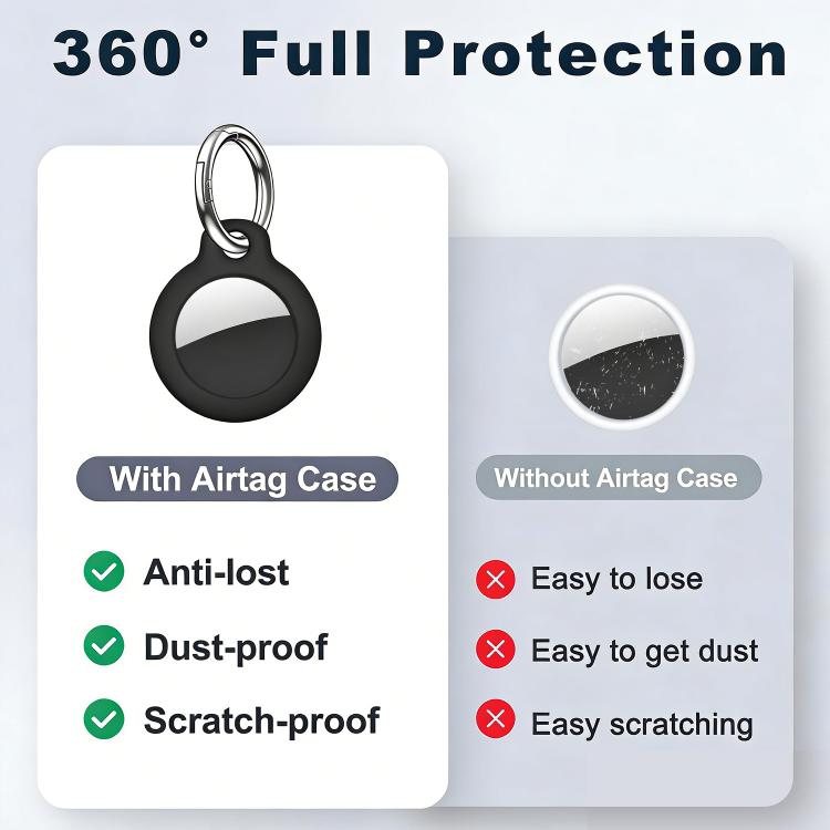 Set 4 custodie rigide in PC per Apple AirTag
