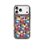 Custodia magnetica TPU con motivo cuori rossi per iPhone 18 Pro