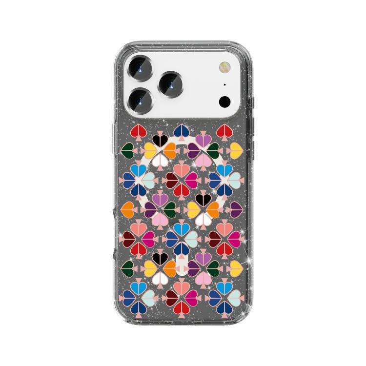 Custodia magnetica TPU con motivo cuori rossi per iPhone 18 Pro