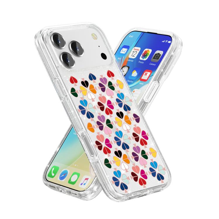 Custodia magnetica TPU con motivo cuori rossi per iPhone 18 Pro