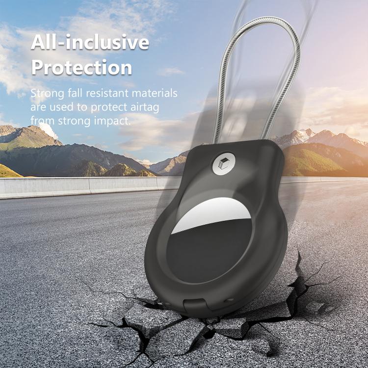 Set 4 custodie protettive cave in PC per AirTag